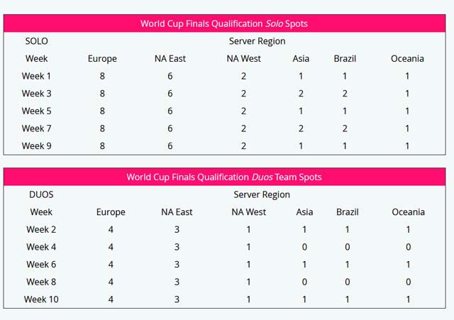 Fortnite World Cup Tournament